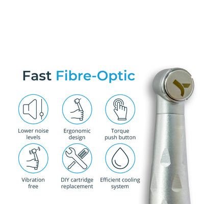 Delma Younity LED Fast Fibre-Optic Handpiece Push Button KAVO 6H Compatible | Default Title | VSDent