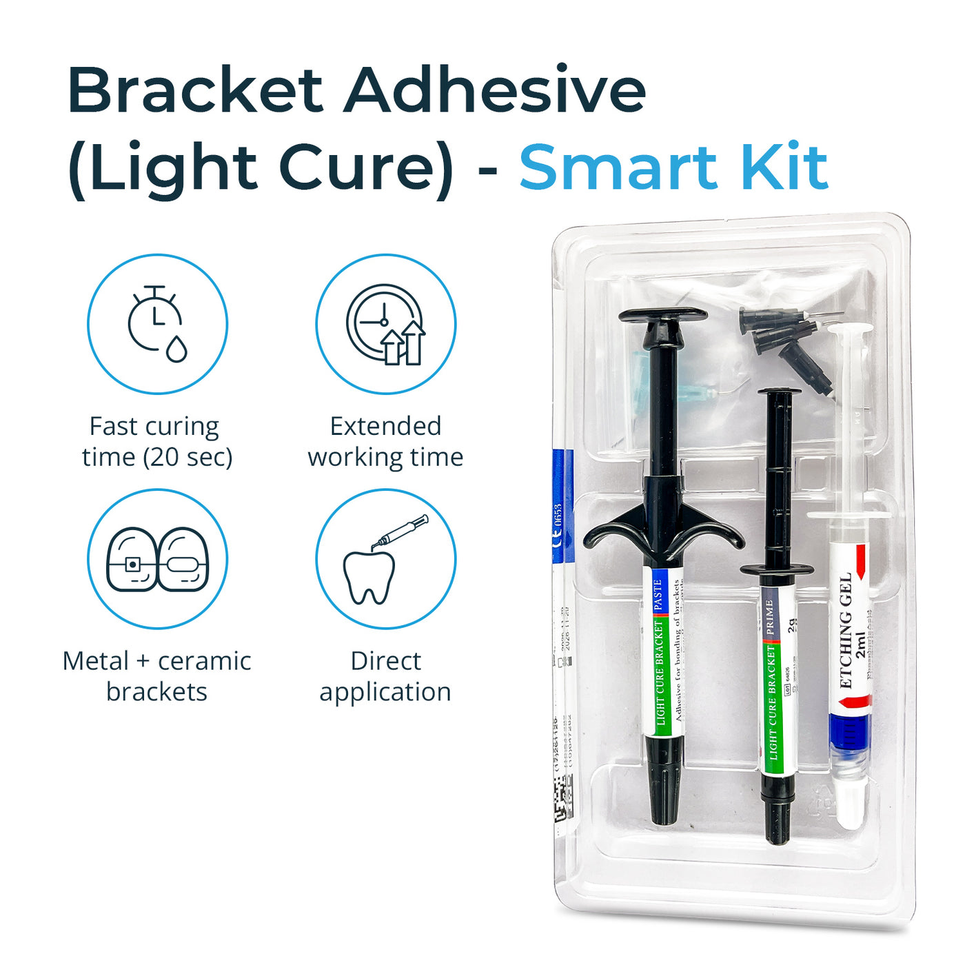 DMP Bracket Adhesive (Light Cure) - Smart Kit (4119990304867)