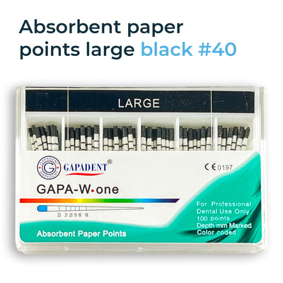 GAPA-W-one Absorbent Paper Points Large (100 points) (4119998201955)