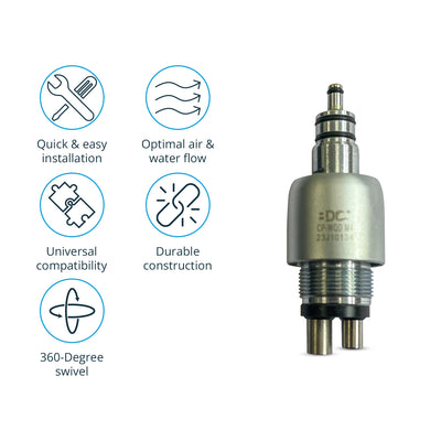 W&H compatible Four Hole Quick Coupling WQD M4 (8000001343798)