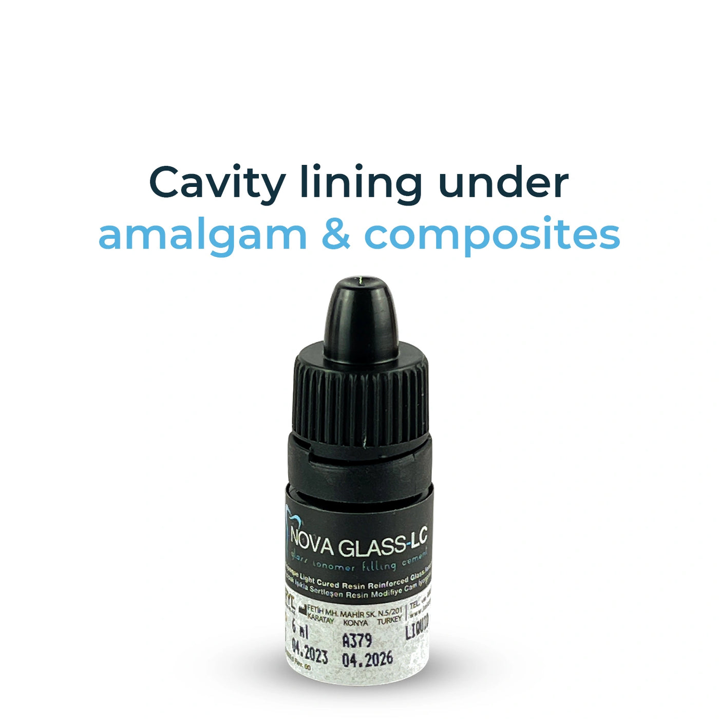 Nova Glass Light Cure Glass Ionomer