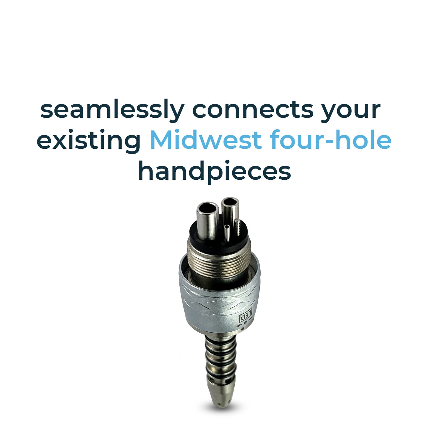 Sirona Six Hole Compatible Fibre Optic Quick Coupling