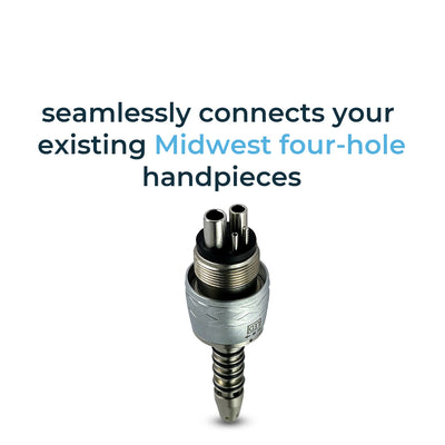Sirona Six Hole Compatible Fibre Optic Quick Coupling