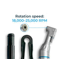 Soco 1:1 Slow-Speed Latch-Grip Contra-Angle Handpiece