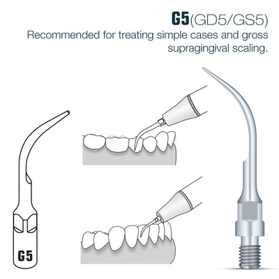 Woodpecker Sirona Compatible Scaler Tips GS5 (14618906231159)