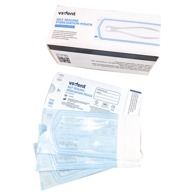 Self Sealing Sterilisation Pouches 57mmx130mm (Pack of 200) | Default Title | VSDent