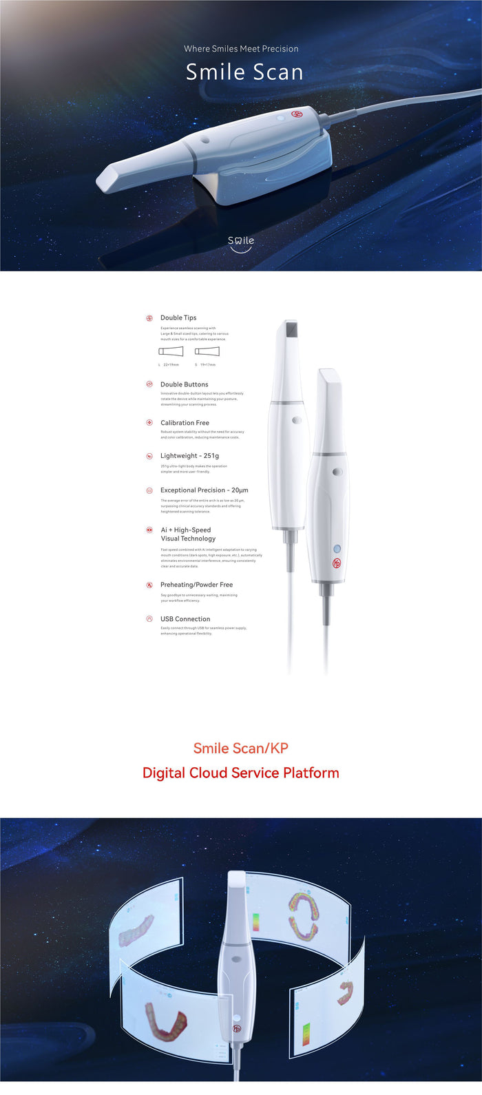 Woodpecker Smile Scan Intraoral Scanner