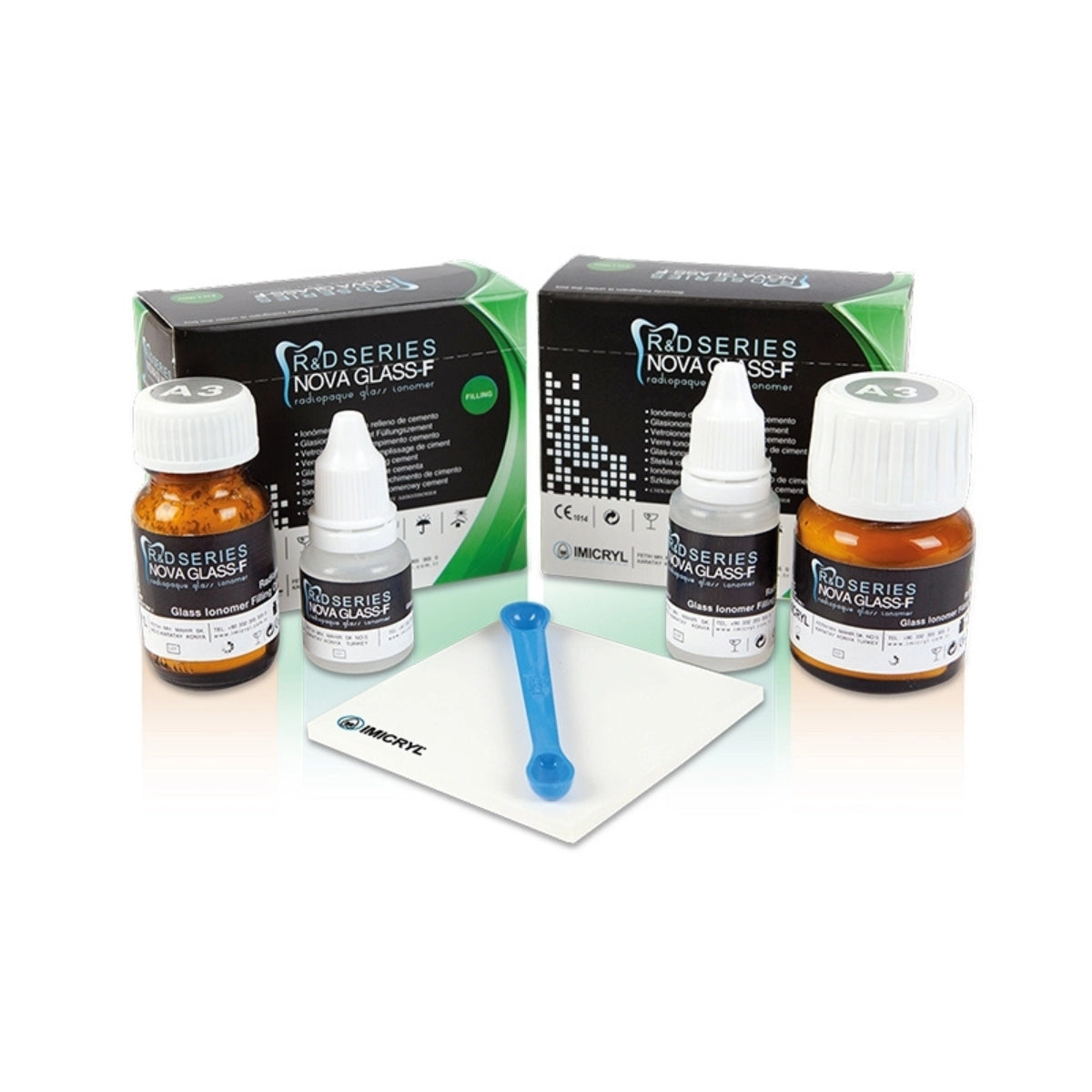 Nova Glass F - Radiopaque Glass Ionomer Filling Cement | Default Title | VSDent