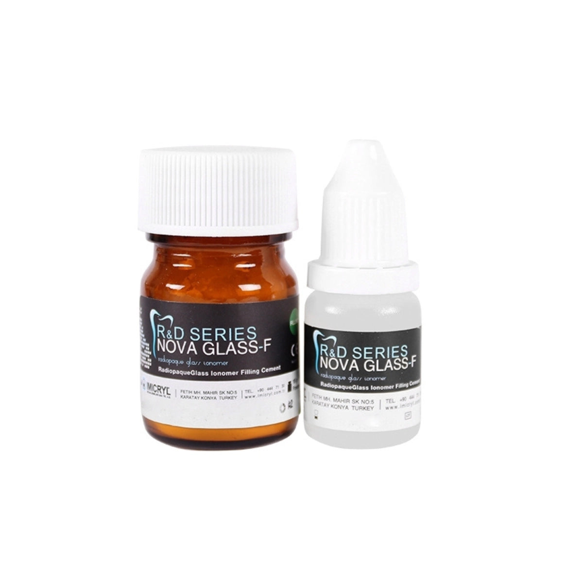 Nova Glass F - Radiopaque Glass Ionomer Filling Cement | Default Title | VSDent