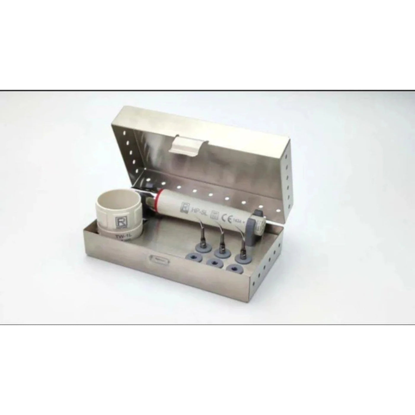 Refine - Scaler Handpiece Kit with 3 tips, torque wrench key, Autoclavable box HS-7H (6579000213603)