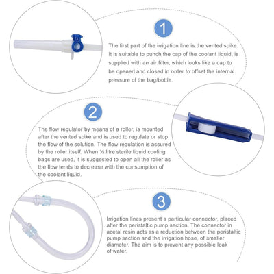 Saline Irrigation Tubing for DTE Woodpecker Implant Motor, Ultrasurgery (Pack of 12) | Default Title | VSDent