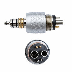 Delma W&H Six hole compatible Fibre optic Quick Coupling