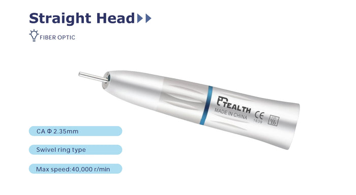 Tealth 1:1 Internal Irrigation Straight Handpiece (Fibre-Optic)