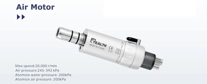 Tealth External Irrigation 4 Holes Air Motor Handpiece (Non-Optic)