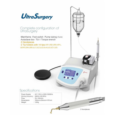 Woodpecker Ultrasurgery Surgical Piezo Bone Surgery with 2 LED Handpiece