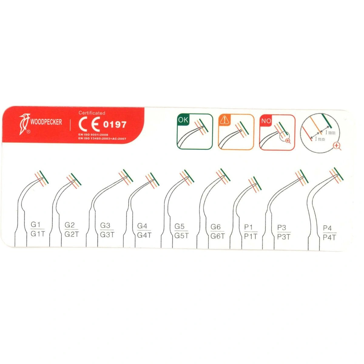 Woodpecker EMS Scaler Tips (G)