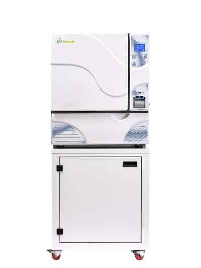 Midmark VetAssure Veterinary 1 and 3 Phase 60 Litres B-Class Autoclave Incl. Printer + Data Logger + Base Cabinet (9132614353206)