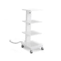 Zilfor C4RQ Tolley with 4 shelves and 3 sockets