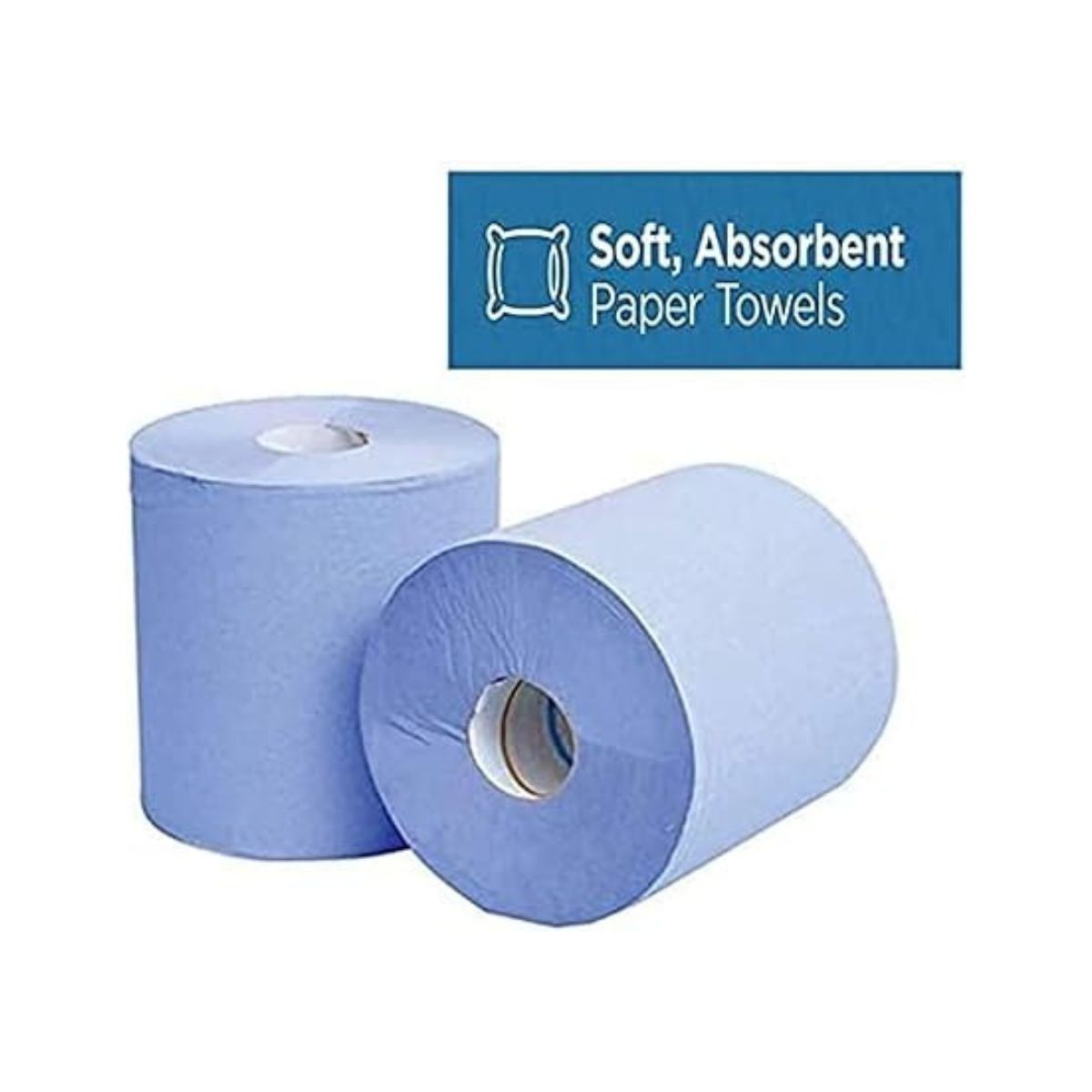 Nationwide Paper Centrefeed Blue Roll 120M-2 Ply | Pack of 6 (9153570963766)