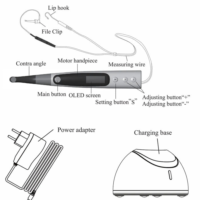 Woodpecker Endomatic Endo motor with Apex Locator