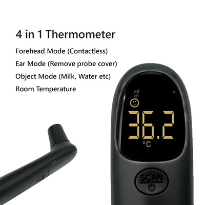 Black Photon Digital Thermometer