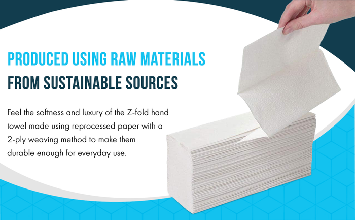 Z-Fold Paper Hand Towel 2 Ply | 3000 Sheets