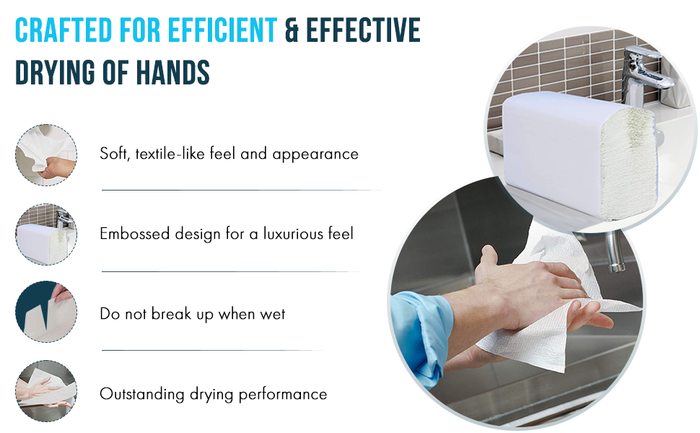 Z-Fold Paper Hand Towel 2 Ply | 3000 Sheets