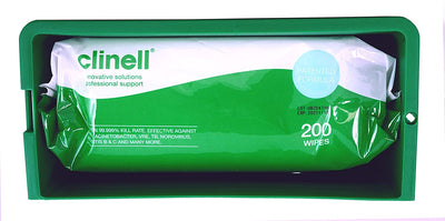 Clinell Universal Wipes Wall Mounted Dispenser - Green (8128757662006)