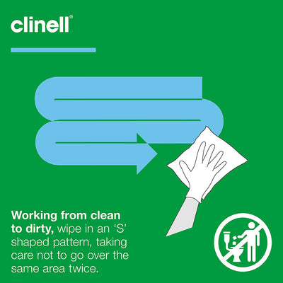 Clinell Universal Wipes 200 - 200 Wipes Per Pack (8110966145334)