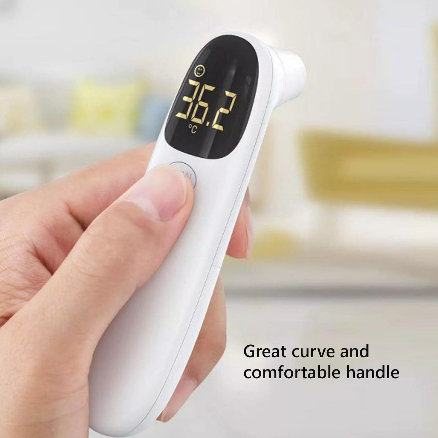 Digital Infrared Thermometer UK, For Adults, Children & Infants, 4 In 1 Thermometer, For Body, Object, Room & Ear, No Contact Forehead Within 1 Second Result (6838815129699)