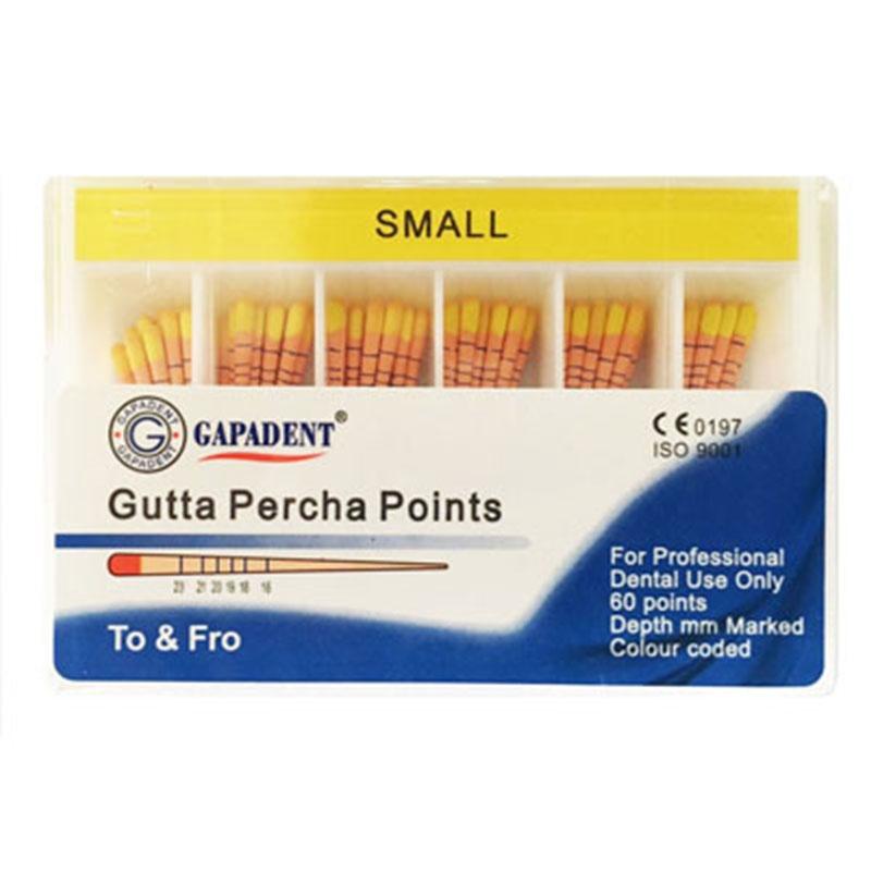 Gutta Percha Points Small Yellow - 60 pcs - VSDent (4119998169187)